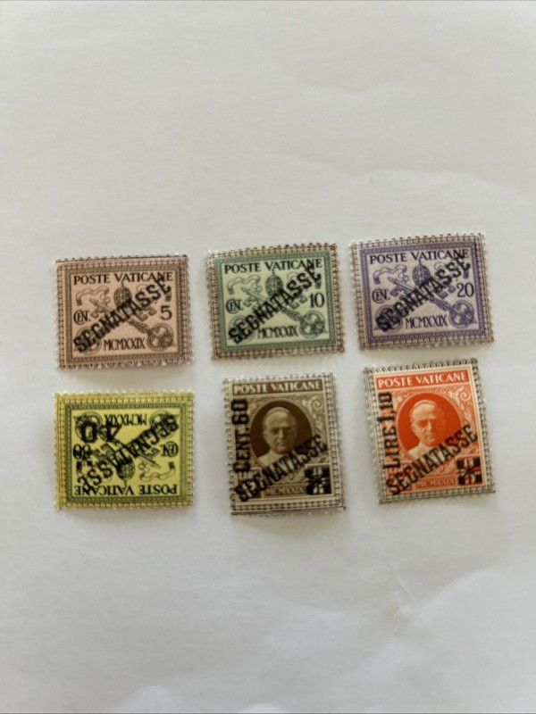 REDUCED Vatican Segnatasse Used Set