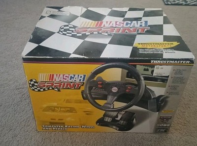 Thrustmaster Nascar Sprint Racing Steering Wheel & Pedals Pre-owned 