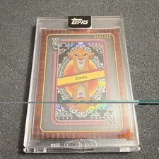 Topps Disney Chrome 2025 The Lion King Simba QH-6 Serial #086/125