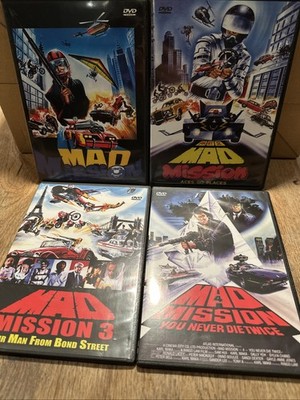 Mad Mission -Set Teil 1-4 [4 DVDs]  Aces Go Place Special Edition Aufklappbar
