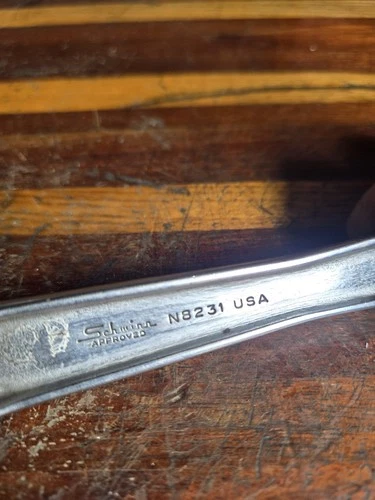 Vintage Schwinn Approved Snap On N8231 Ratchet 3/8 US Wrench Pre War Tank Rare