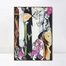 Framed Canvas Giclee Print Art Easter and the Totem, 1953 by Jackson Pollock