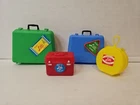 Vintage Barbie Clone 1960's Modern Luggage Set  - 4 Piece Set