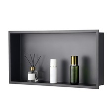 Uimoso Shower Niche 13x25x4 inch Recessed Wall Shelf Stainless Steel Bathroom