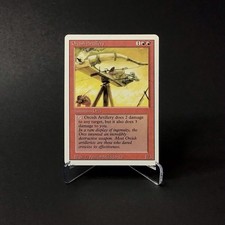 Magic: The Gathering Orcish Artillery MTG Revised Edition Vintage 1994 LP