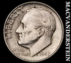 1947-D Silver Roosevelt Dime - Scarce  Better Date  No Reserve  #J9559