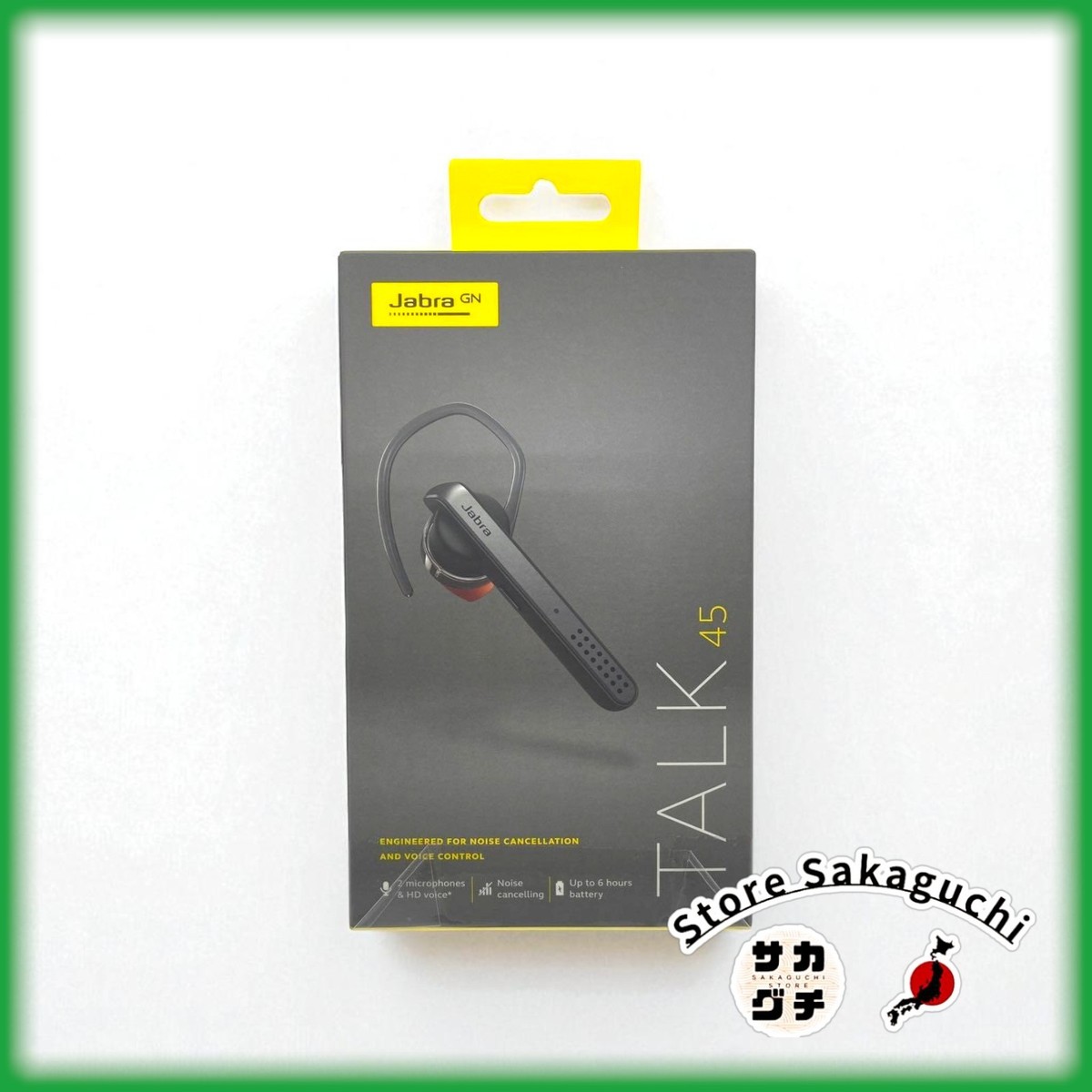 Jabra Talk 45 Silver Noise Cancellation Bluetooth Mono Headset One
