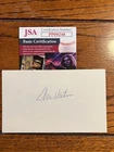 Don Hutson signed 3x5 index card, Alabama, NFL Packers, Pro HoF, CFHOF, D. 1997