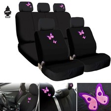 New Car Truck SUV Seat Covers Butterfly Design Full Set with Gift For Subaru 