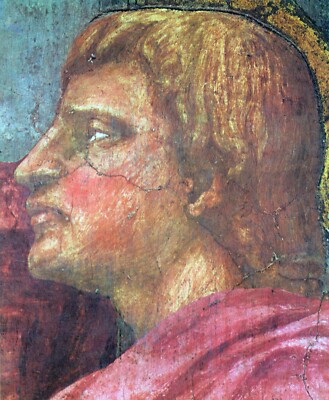 The Trinity Detail [4] by Masaccio Giclee Fine Art Print Reproduction on Canvas