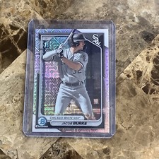 2024 Bowman Jacob Burke White Sox 1st Bowman Mega Box Mojo Refractor BCP-116 B16