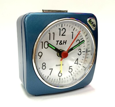  WECKER analog REISEWECKER reisewecker analog SWEEP-UHRWERK UHR TH8222