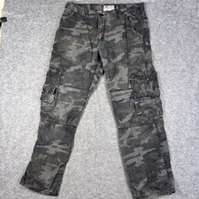 Jordan Craig Camo Pants Mens 35x31 Utility Cargo Tactical Hip Hop Streetwear