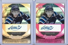 2015 Leaf Signature Series Prospect Frederic Allard Bronze Auto RC NHL Predators