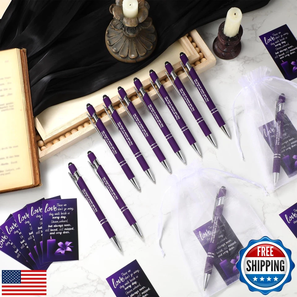 Yeaqee 150 piezas favor funerario agradecimiento conjunto favor funerario para un servicio conmemorativo Foto 3 de 4