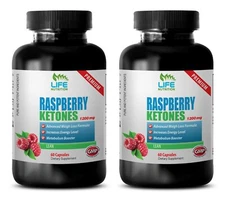 appetite control pills - Raspberry Ketones 1200mg - 2 Bottles 120 Capsules 