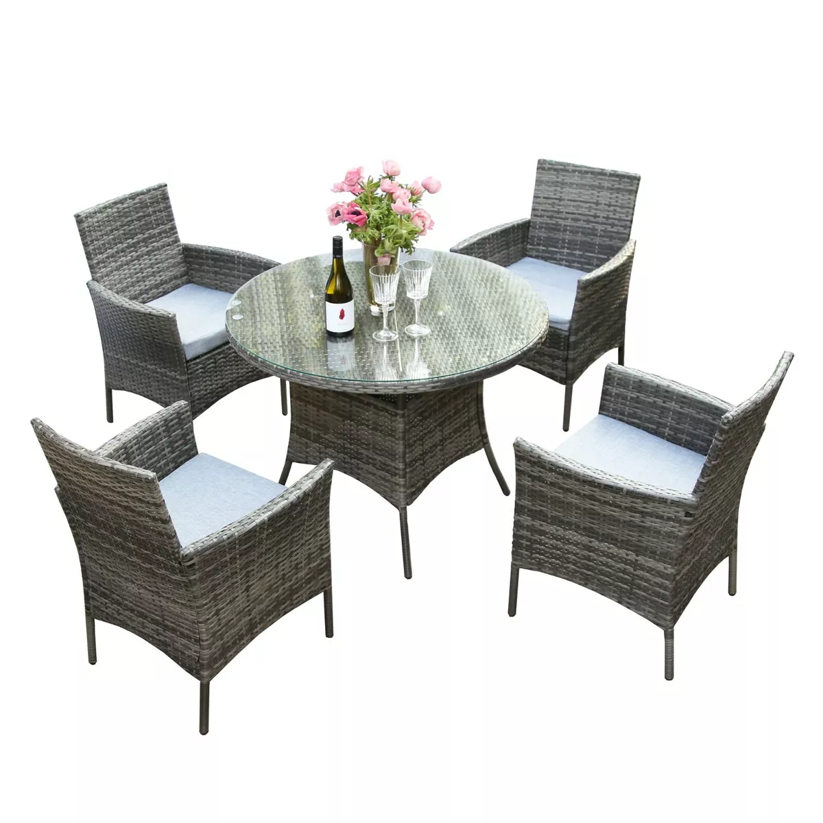 Ebay grey rattan sale furniture