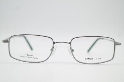 Brille ROMEO JULIET 654 Titanium Silber Oval Brillengestell eyeglasses Neu