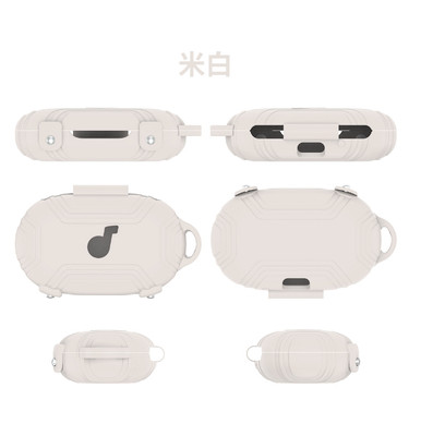 For Anker Soundcore AeroFit BT Earphone Silicone Protective Case Storage Box ~~~
