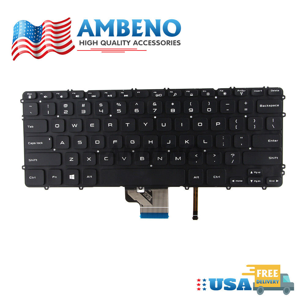 New US Keyboard With Backlight For Dell XPS 15 9530 Precision M3800 WHYH8 0HYYWM