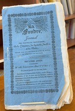 La foudre, journal des nouvelles historiques, N°108 5 nov. 1822, Espagne,moeurs
