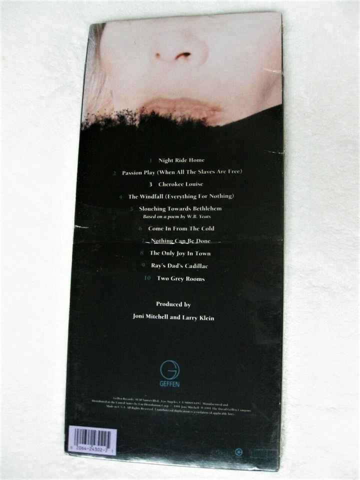JONI MITCHELL SEALED CD PICTURE LONGBOX NIGHT RIDE HOME DISC PROMO HYPE STICKER - Image 3 of 4