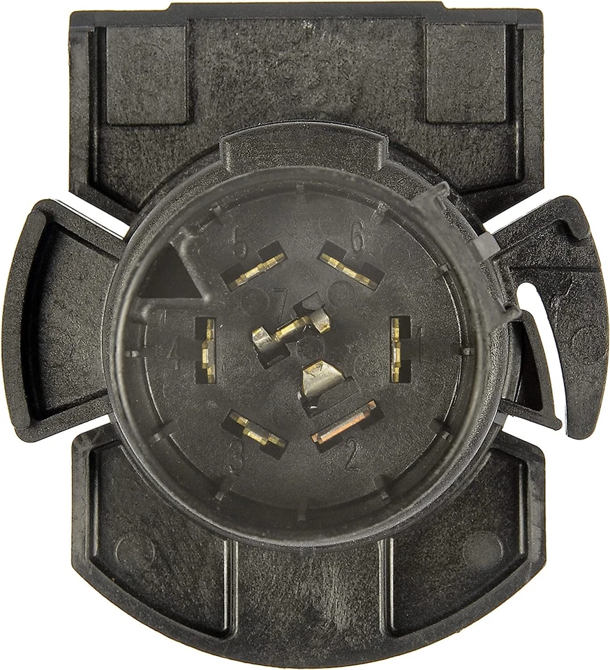 Conector plugue engate de reboque reboque reboque 7 pinos para ChevySilverado Hummer Cadillac - Imagem 3 de 4