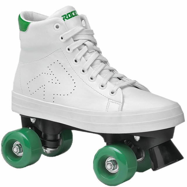 Roces Patines Rollerblades Quad Patines Patines ACE White/Verde 550052 EUR 38 (UK 4) | Compra online en eBay