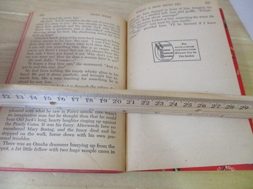 DEEP WEST by Ernest Haycox paperback book #594 vintage acceptable - Bild 12 von 24