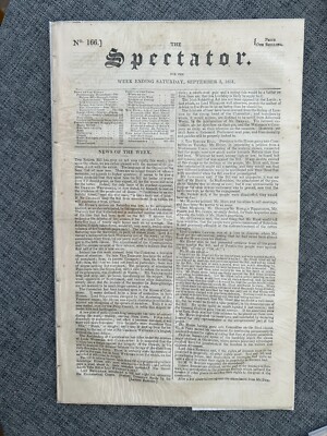 DER ZUSCHAUER 3. SEPTEMBER 1831 HERZOG WELLINGTON MORD BRIGHTON ORIGINAL ZEITUNG