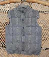 Toddler Janie and Jack Thick Knit Sweater Puffer Vest NWT Size 3-4 Boys 0111