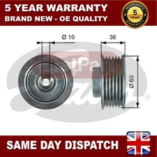 Fits Suzuki Vitara 2001-2005 2.0 HDi FirstPart Deflection Guide Pulley #1