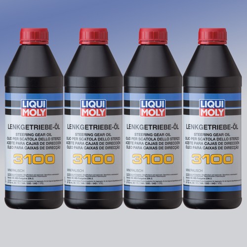 LIQUI MOLY 1145 LenkgetriebeÖl 3100 ServoÖl Hydrauliköl 4 x 1 Liter