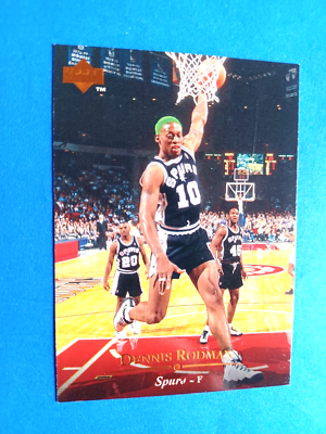 1995-96 UPPER DECK DENNIS RODMAN #40 BASE CARD SAN ANTONIO SPURS