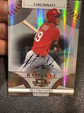 2008 Donruss Threads Rookie /500 Neftali Soto #110 Auto Reds