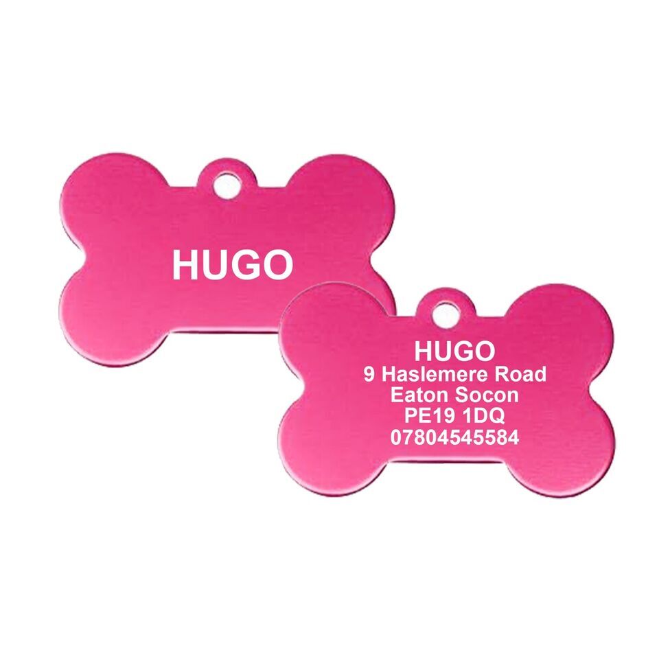 Engraved Dog Tag Personalised ID Tags Name Disc Pet Cat Tags Animal Cat Collars eBay