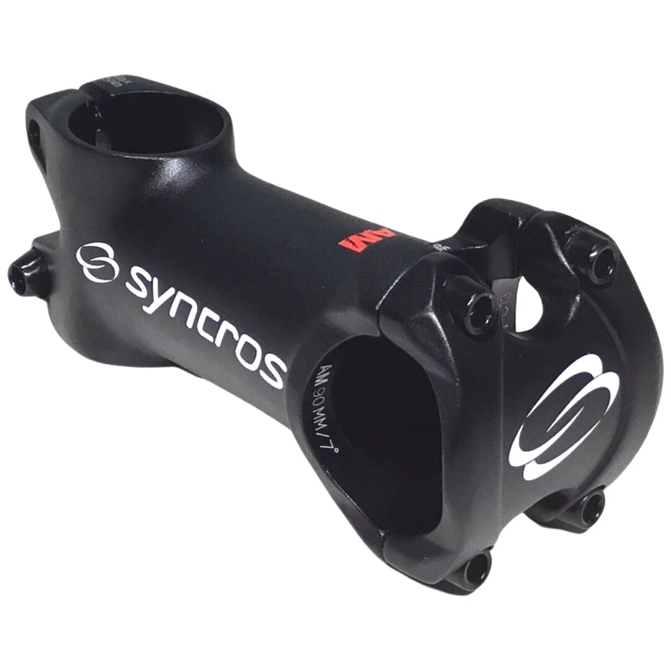 Syncros AM All Mountain-Enduro-MTB Stem 90 or 100mm 7° Rise 31.8 Bar Matte Black - Image 4 of 4
