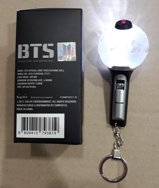 BTS Bangtan Boys Official Goods Light Stick Keyring Army BTS Bangtan Boys Official Goods Light Stick Keyring Army