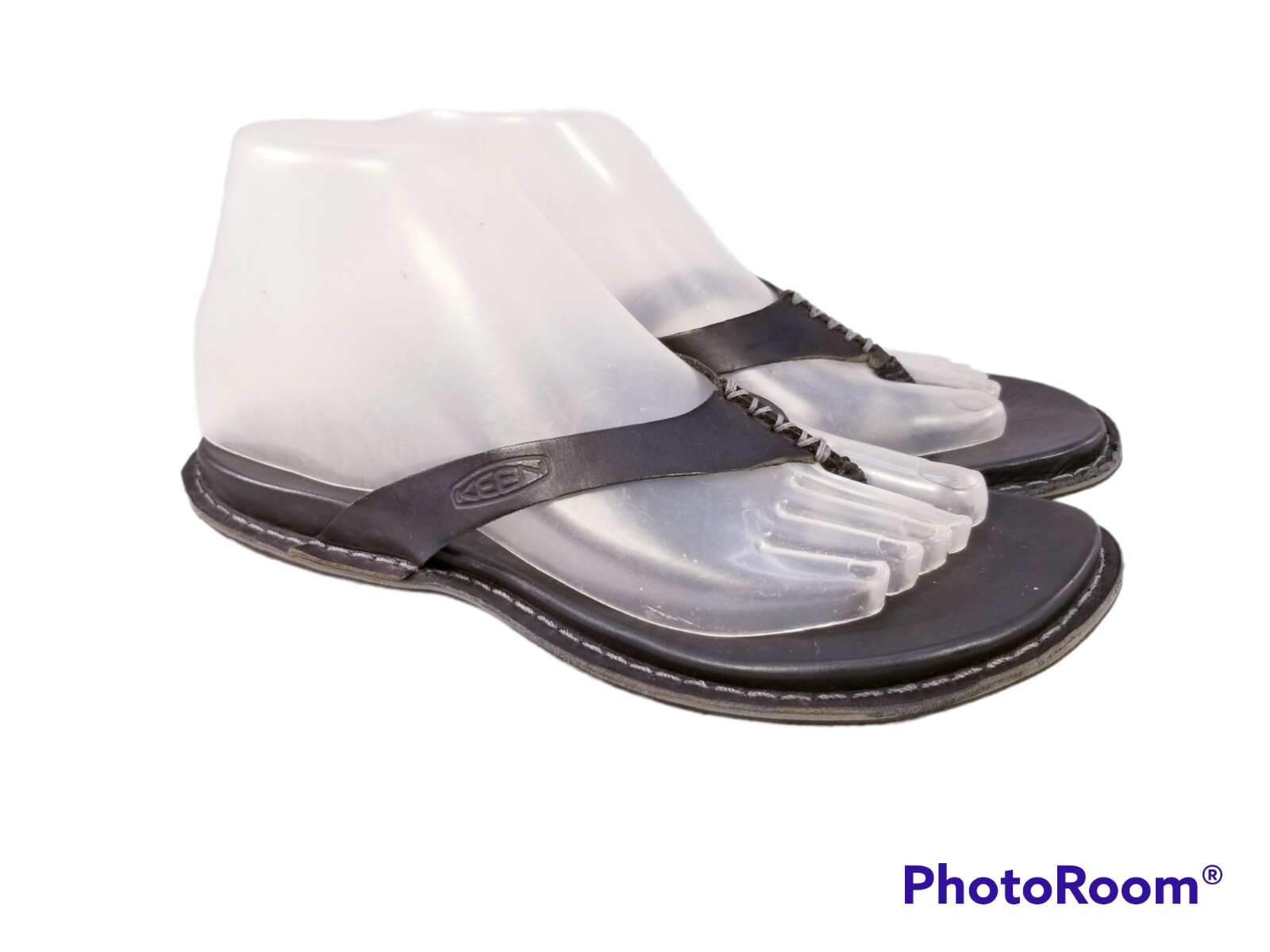 KEEN 1010283 SANDALI INFRADITO IN PELLE NERA MISURA 7 37 5 NUOVI