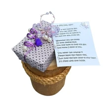 Handcrafted, Embellished, Fabric Wrapped Gift Box