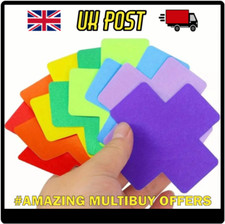Women's Self Adhesive Nipple Covers Breast Pasties Cross Coloured Naughty Sexy