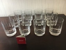 17 Whisky Glasses Model Capri Crystal BACCARAT H: 9.5 CM Price Per Unit