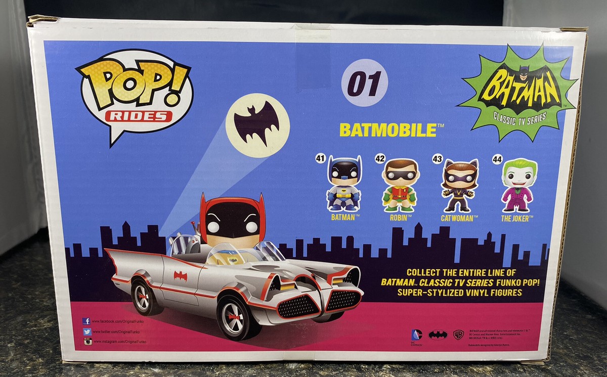FUNKO POP RIDES BATMAN W/ BATMOBILE TOY TOKYO EXCLUSIVE DC