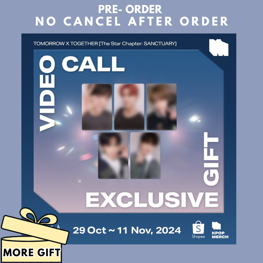 MORE GIFT - TXT SANCTUARY FANCALL EVENT SHOPEE KPOPMERCH PHOTOCARD