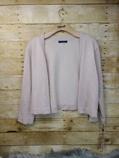 TOMMY HILFIGER NEW Women's Cotton Mixed-knit Cropped Cardigan Sweater B18