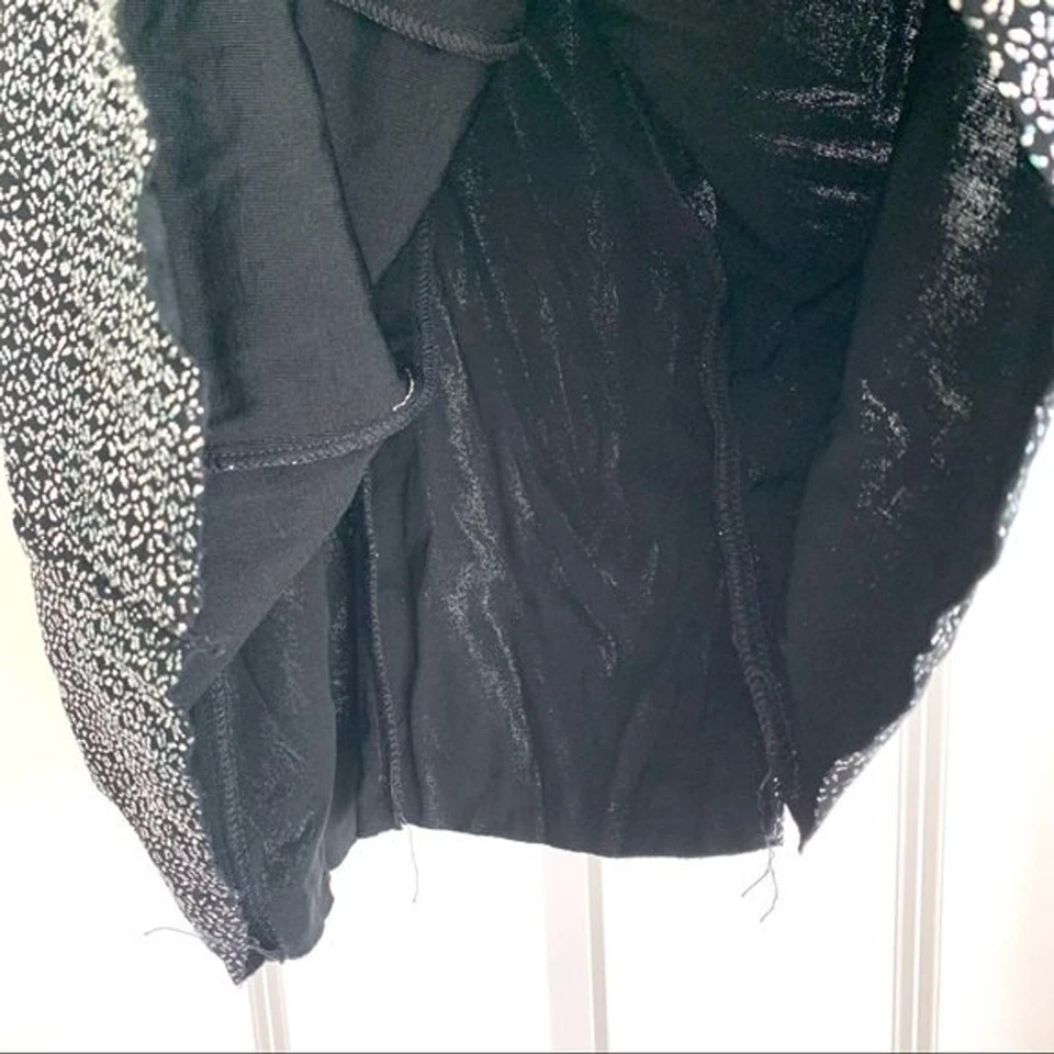 Disfraz de Baile Piedra Artística Talla Grande Niño Negro y Plata Brillo Túnica Vestido Niña Foto 4 de 4