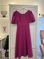 Miphai pink dress, size 10. bridesmaid, wedding guest dress. detail back