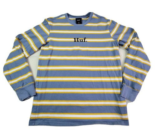 Huf Mens T Shirt Sz Medium Yellow Grwy 