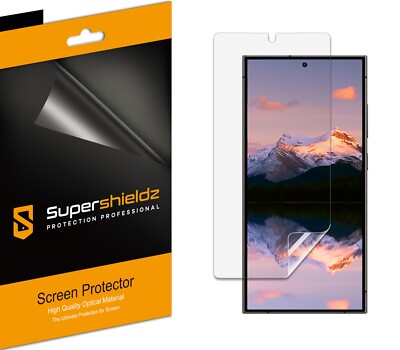 3X Supershieldz Clear Screen Protector Saver for Samsung Galaxy S25 Ultra