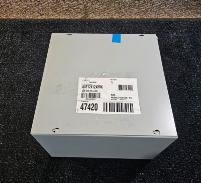 nVent Hoffman ASE12X12X8NK Pull Box Screw Cover Steel 12'' x 12'' x 8'' Gray